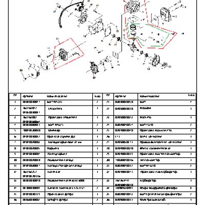 CHAMPION GBV326S - деталировка