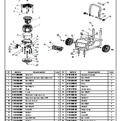 CHAMPION GG2200 - деталировка