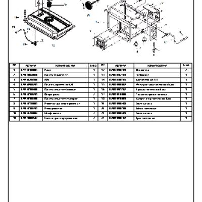 CHAMPION GG7200E - деталировка