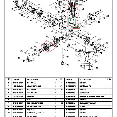 CHAMPION T266 - деталировка