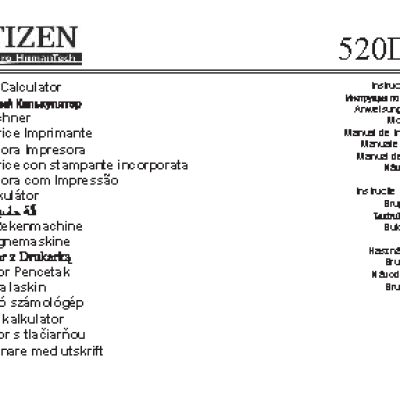 CITIZEN 520DPA