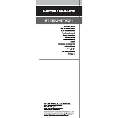 CITIZEN MT-850AII / MT-852AII