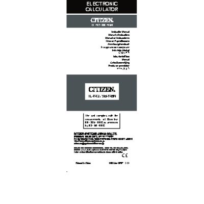 CITIZEN SB-745N / TL-742