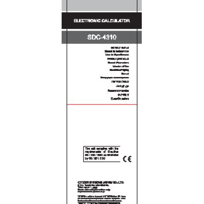 CITIZEN SDC-4310