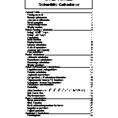 CITIZEN SR-281 / SR-282