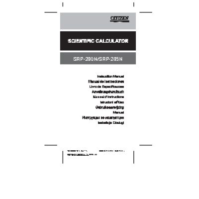 CITIZEN SRP-280N / SRP-285N