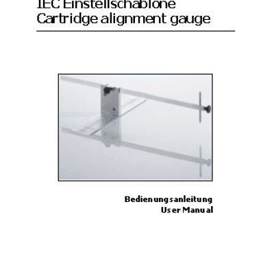 CLEARAUDIO Cartridge Alignment Gauge