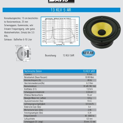 DAVIS ACOUSTICS 13 KLV5 AR