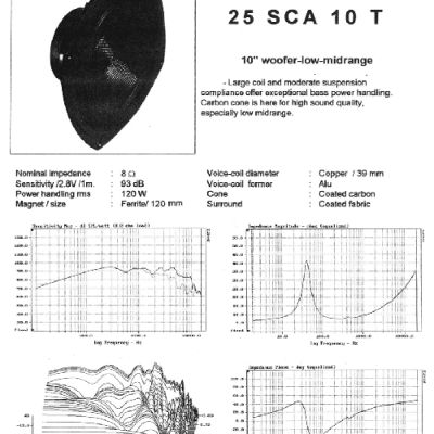 DAVIS ACOUSTICS 25 SCA10 T