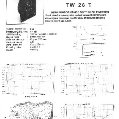 DAVIS ACOUSTICS TW 26T