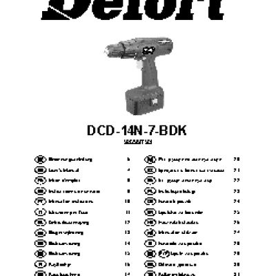 DEFORT DCD-14N-7-BDK