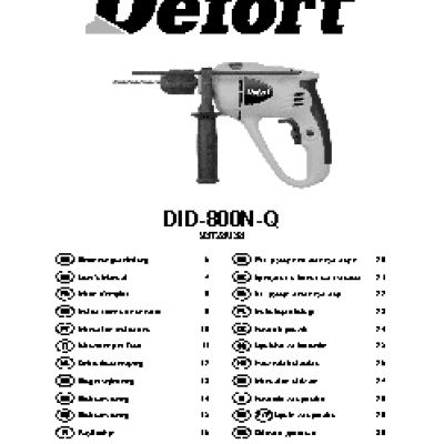 DEFORT DID-800N-Q