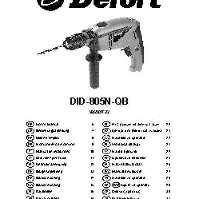 DEFORT DID-805N-QB
