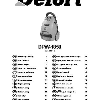 DEFORT DPW-1850