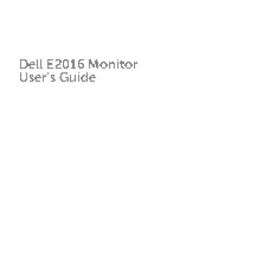 DELL E2016H