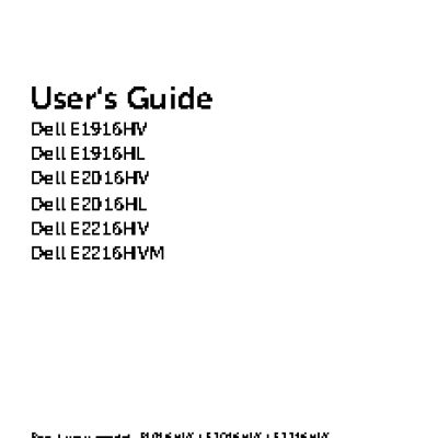 DELL E2216HV