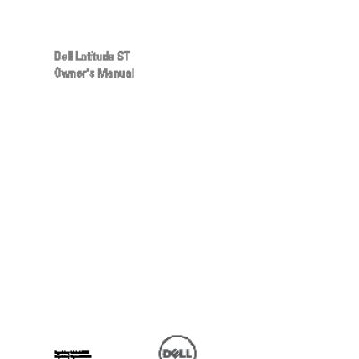 DELL Latitude ST Slate Tablet