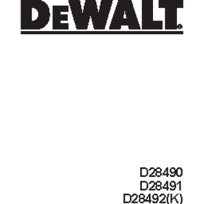 DEWALT D28492