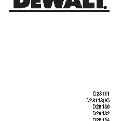 DEWALT D 28130