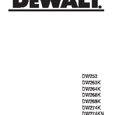 DEWALT DW263K