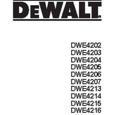 DEWALT DWE4205