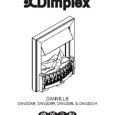DIMPLEX Danville Delux Antigue Brass FB3 (64903815)