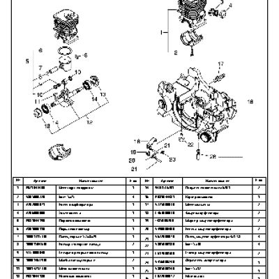 ECHO CS-353ES (деталировка)