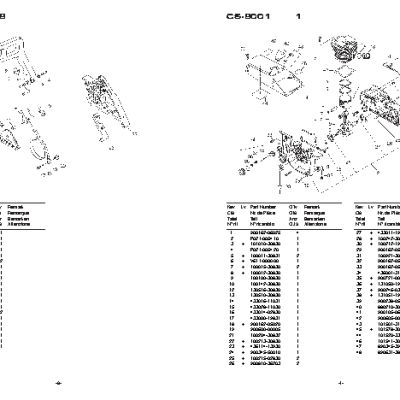 ECHO CS-8002 (деталировка)