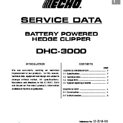 ECHO DHC-30 (деталировка)