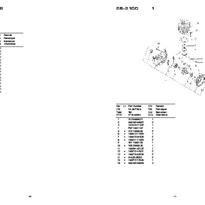 ECHO ES-2100 (деталировка)