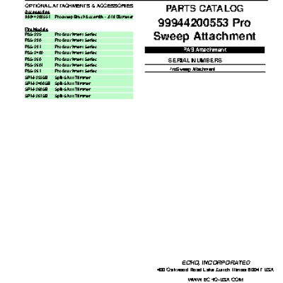 ECHO PAS-Щетка (деталировка)