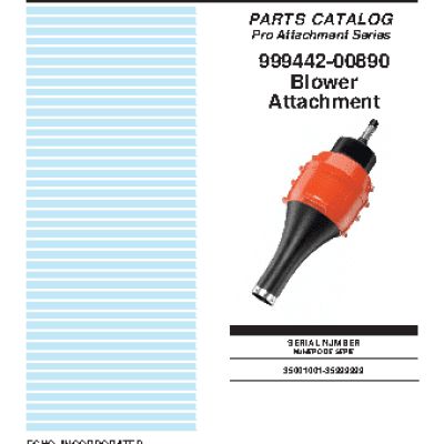 ECHO PAS-Воздуходувное устройство (деталировка)