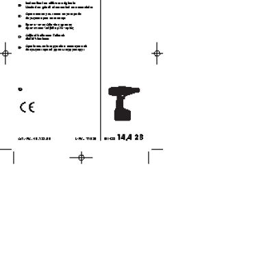EINHELL BT-CD 14, 4 2B