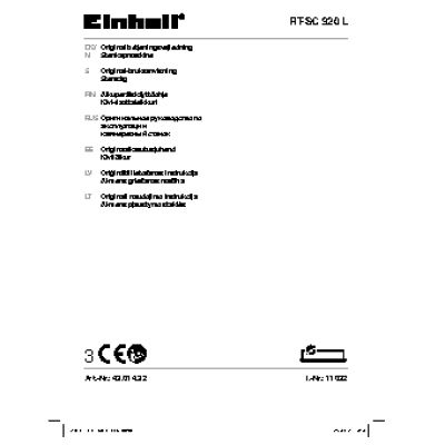EINHELL RT-SC 920 L