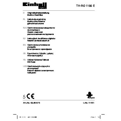 EINHELL TH-RO 1100 E