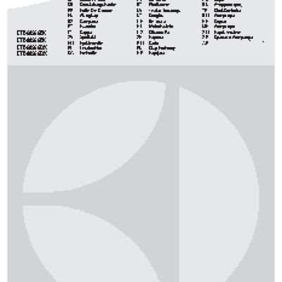 ELECTROLUX EFB 60566 DX