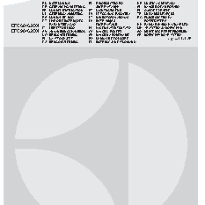 ELECTROLUX EFC 90462 OX