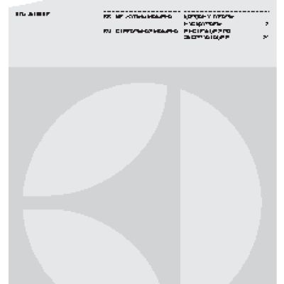 ELECTROLUX EFU 361000 P