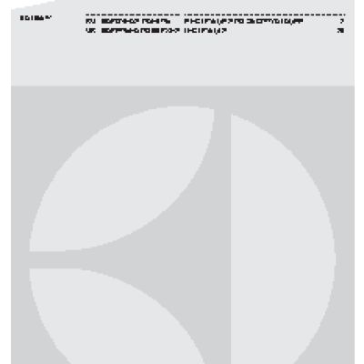 ELECTROLUX EGT 96647 LW