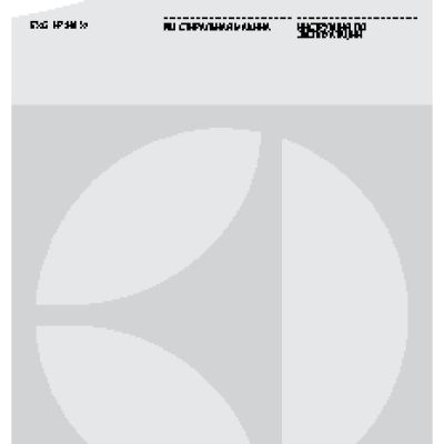 ELECTROLUX EWG 147540 W