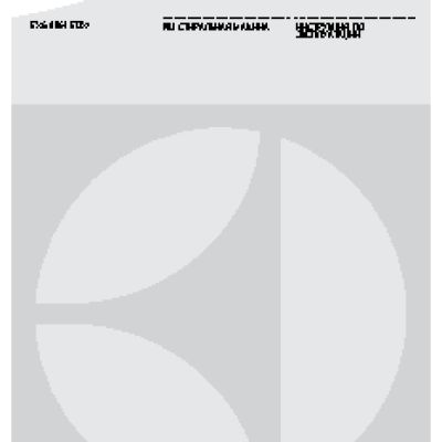 ELECTROLUX EWS 0864 EDW