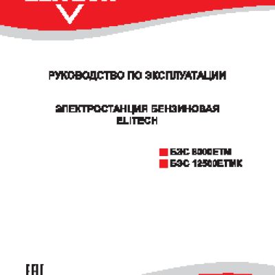 ELITECH 179866 БЭС 12500ЕТМК