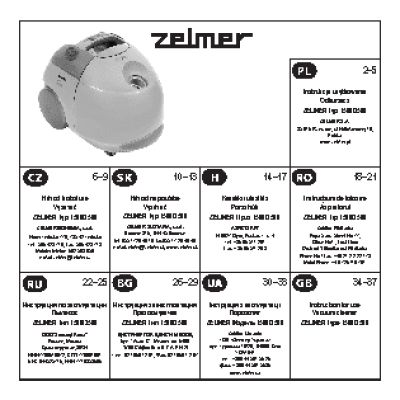 ZELMER 1500 / 2500
