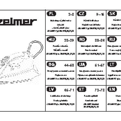 ZELMER 28Z019 / 28Z020 / 28Z021 / 28Z022