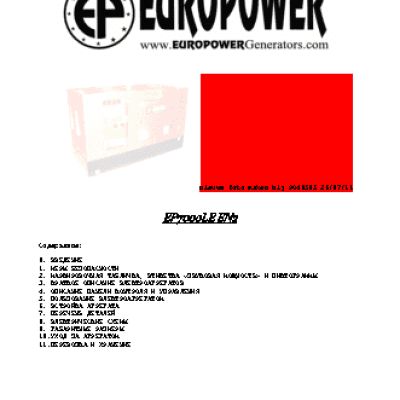 EUROPOWER EP7000LE