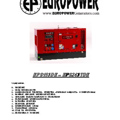 EUROPOWER EPS 243 TDE