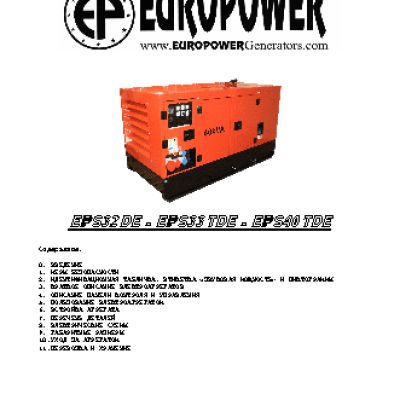 EUROPOWER EPS 40 TDE