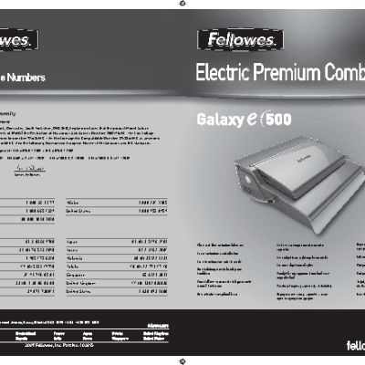 FELLOWES Galaxy-E 500