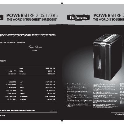 FELLOWES DS-1200Cs