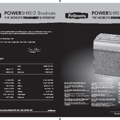 FELLOWES Shredmate